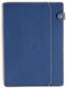 Leder Aktenmappe A4 Blau Royal Tasche 23x32 15bli02 1502-23