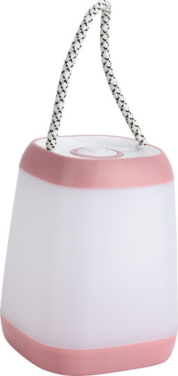 H&S Lampă LED cu Baterie pentru Camping Roz