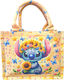 Kinder-Strandtuch Stitch Blumen 27x20cm