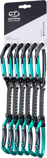 Quickdraws Skylotec Lime Dy 12 cm 6 Stück Anthrazit Blau Marine