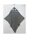 SteweHome Nursery Swaddling Cotton Gray Blanket 90x90cm