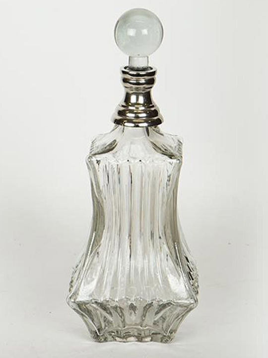 Glass Decanter for Serving with Stopper White