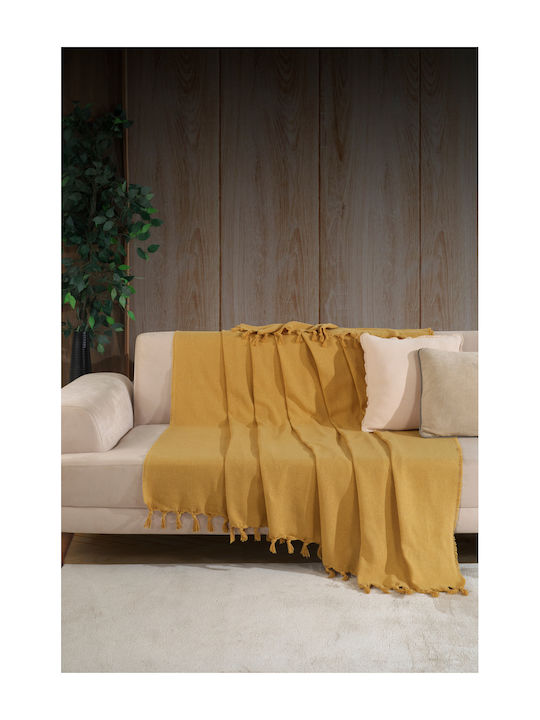 SteweHome Armchair Throw 180x215cm Natural