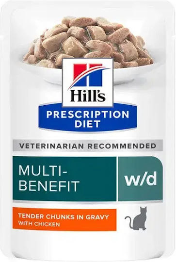 Hill's Hill’s Pd Feline Wet Food for Cats in Pouch with Chicken 85gr