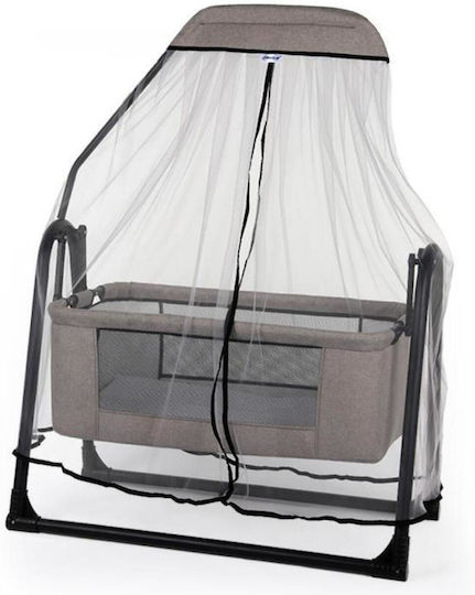 SteweHome Brown Baby Crib with Mattress