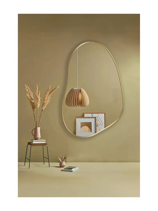 SteweHome Oglindă de Baie din MDF 28x36cm Bronz
