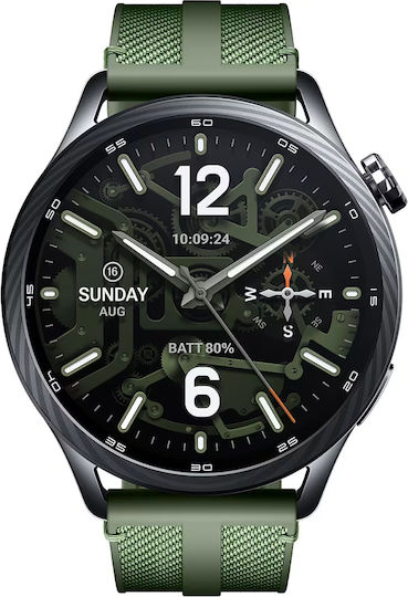 Xiaomi Watch S5 Stainless Steel 46mm Waterproof with Heart Rate Monitor Jungle Green