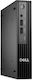 Dell Pro Micro Plus SFF Настолен Компютър (Ultra 5-235/16GB DDR5/250GB SSD/W11 Pro) с Клавиатура (BG)