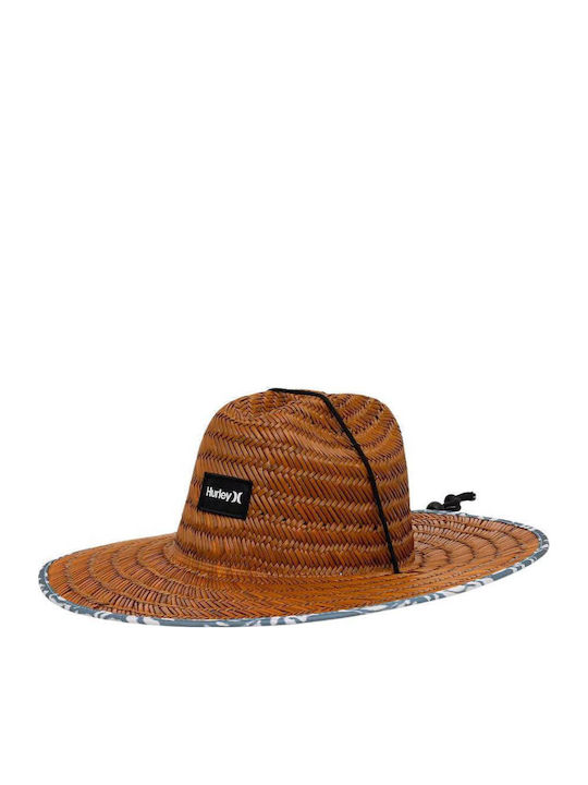 Hurley Ψάθινο Καπέλο Bucket Μπεζ