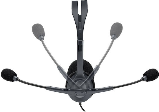 Logitech H111 Auf Dem Ohr Multimedia-Kopfhörer Mit Mikrofon Und Konnektivität 3,5 mm Klinke