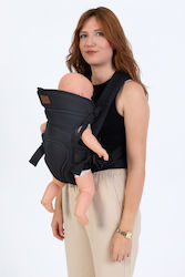 SteweHome Klassischer Babytragetuch Schwarz mit...