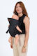 SteweHome Klassischer Babytragetuch Schwarz mit Maximales Kindergewicht 15kg
