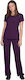 Alezi Female Medical Pants and Blouse Set Purple