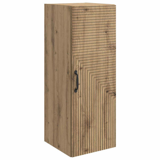 vidaXL Bathroom Cabinet 33x34.5x90cm Oak