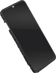 Clappio Vollbild Samsung Galaxy A25 5G LCD TFT Display Gehäuse Schwarz