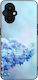 Sonique Blue Silicone Back Cover (Oppo Reno7 Lite)