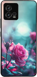 Sonique Rückseite Umschlag Silikon Rosa (Moto G72)