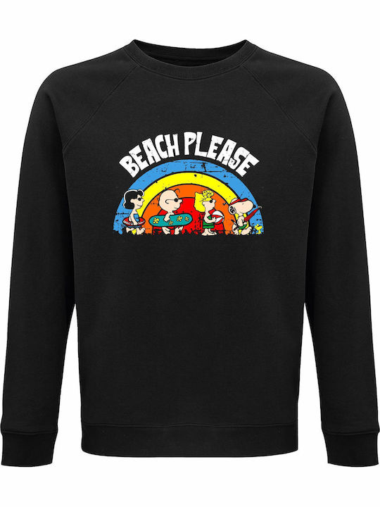 Sweatshirt Organic Unisex " Peanuts Snoopy Beac...