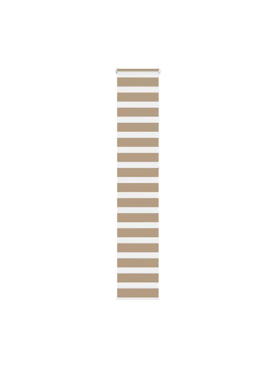 vidaXL Partial Blackout Roller Blinds Brown W40xH230cm 4014587