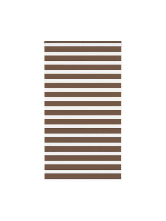 vidaXL Rollos Mergliche Blackout Braune P120xH200cm 4014369