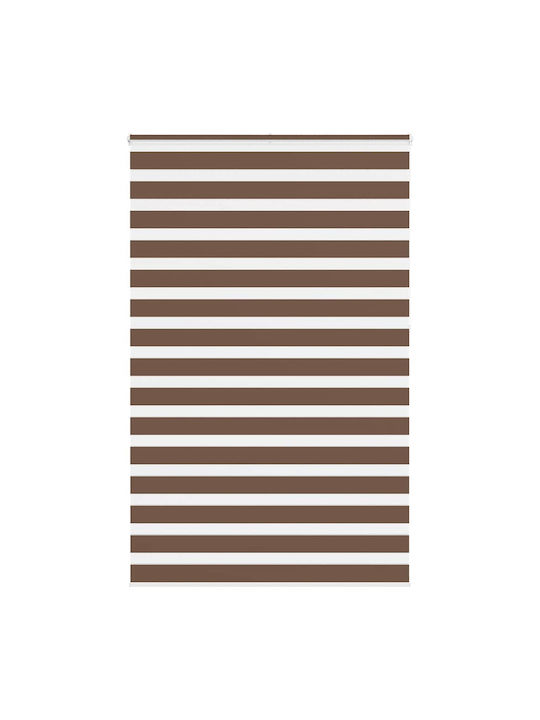vidaXL Partial Blackout Roller Blinds Brown W145xH230cm 4014400