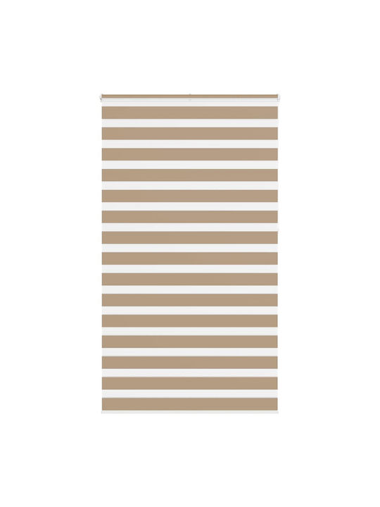 vidaXL Partial Blackout Roller Blinds Brown W120xH230cm 4014603
