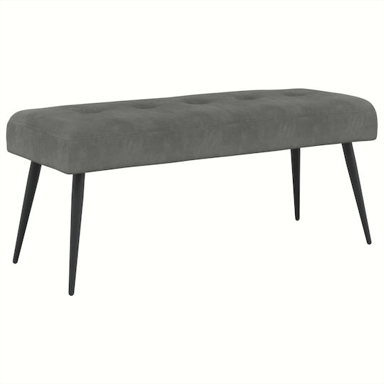Ess- und Küchenstühle Samt Dunkelgrau 110x40x46cm