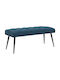 Velvet Blue Dining Bench 110x40x46cm