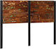 vidaXL Kopfstützen Für Betten Hölzernes Beiges 140x100cm
