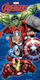 Dimcol Kids' Beach Towel Blue Avengers 140x70cm