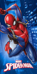 Πετσέτα Θαλάσσης Quick Dry Marvel Spider-man 375 70x140 Blue 100% Microfiber