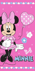 Πετσέτα Θαλάσσης Quick Dry Disney Home Minnie 335 70x140 Pink 100% Microfiber Πετσέτα Θαλάσσης Quick Dry Disney Home Minnie 335 70x140 Pink 100% Microfiber