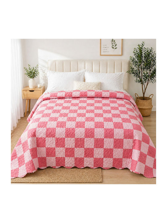 Kotonia Home Kotonia Home Tagesdecke Halbdoppel Mikrofaser Rote 180x230cm