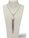 Necklace From Silver With Pearls