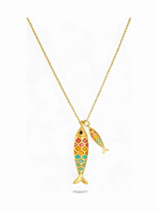 Callajewels Halskette aus Vergoldetem Stahl