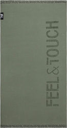 Feel & Touch Prosop De Plajă Din Bumbac Khaki