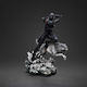 Iron Studios Gi Joe Snake Eyes W Timber Wolf 1/10 Bds Art Scale Statue Mib