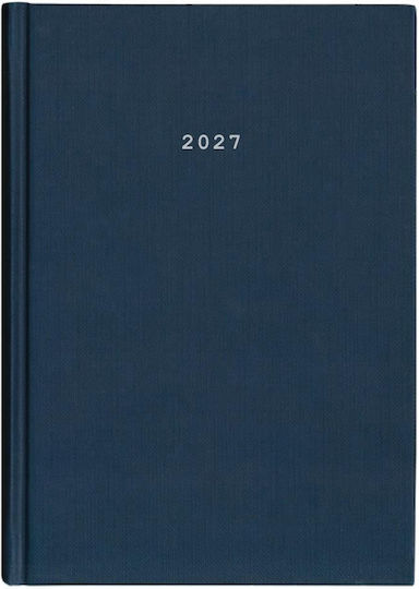Next Classic Daily Agenda 2027 Blue 17x25cm Personalization