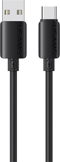 Usams USB 2.0 Kabel USB Typ-C männlich - USB-A 18W Schwarzes 1m SJ786USB01