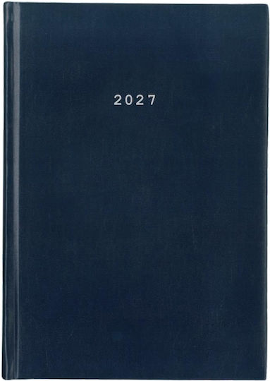Next Ημερήσια Ατζέντα Basic 2027 Μπλε 17x25εκ. (με Προσωποποίηση)