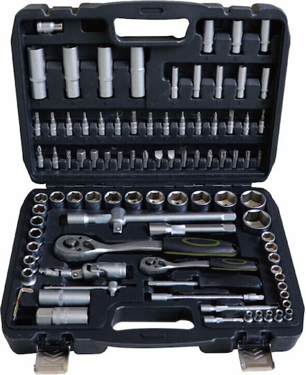 Heinner Ratchet with Sockets 1/4" & 1/2" 93 Pieces