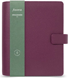Filofax Organizer Μωβ Δερμάτινο