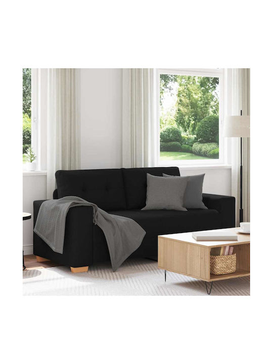 Doppelsitzer Sofa Schwarz 180x77x82cm