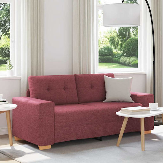 Doppelsitzer Sofa Rot 180x77x82cm