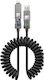 Remax Cablu USB Braided Negru