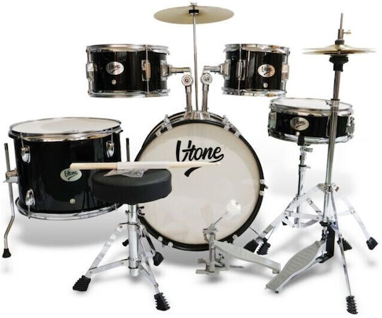 V-tone Adjr 1 Bk Kinder-Schlagzeug-Set Junior Schwarz