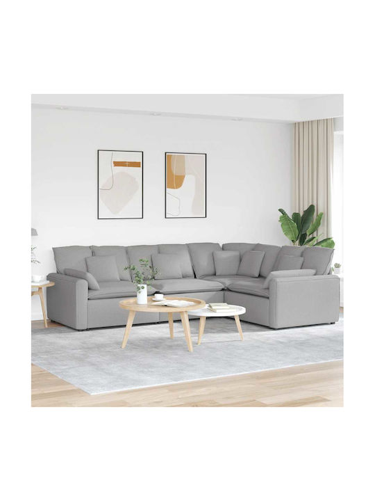 Ecksofa Grau 317x217x64cm