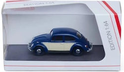 Schuco Modell Auto Vw Volkswagen Kafer 1500 Limousine Blau Maßstab 1:64