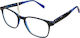 Playmobil Py23086 512 Kids Square Prescription Glasses Black-Blue