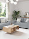 Zweisitziges Outdoor-Sofa Hölzernes mit Kissen